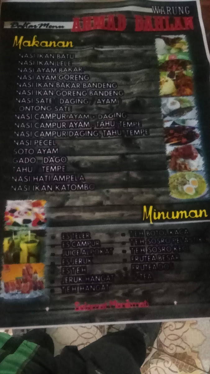 Menu Warung Ahmad Dahlan-5
